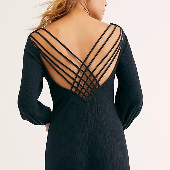 Free people black maxi dress, size S - Picture 3 of 3